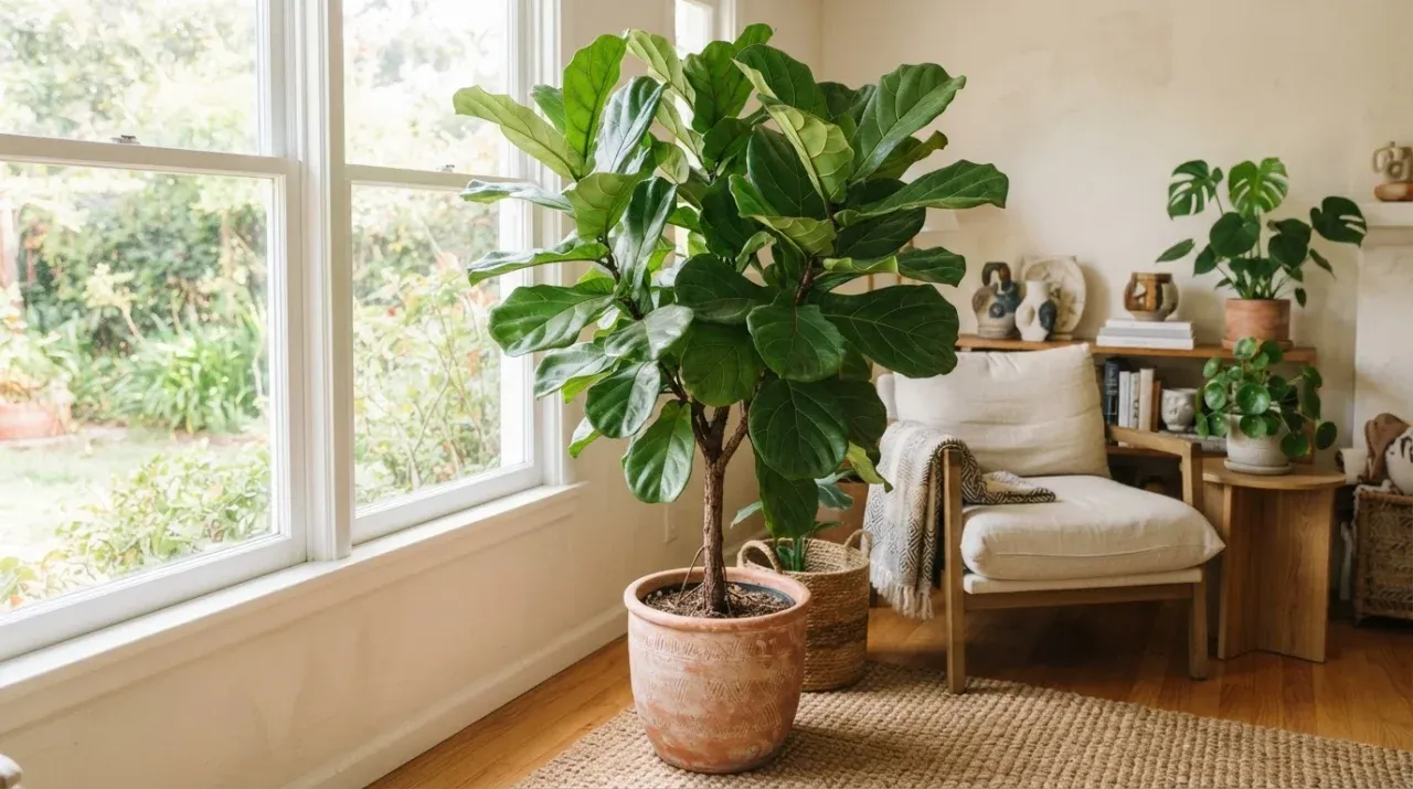 Ficus Lyrata, geniş yarpaqlı