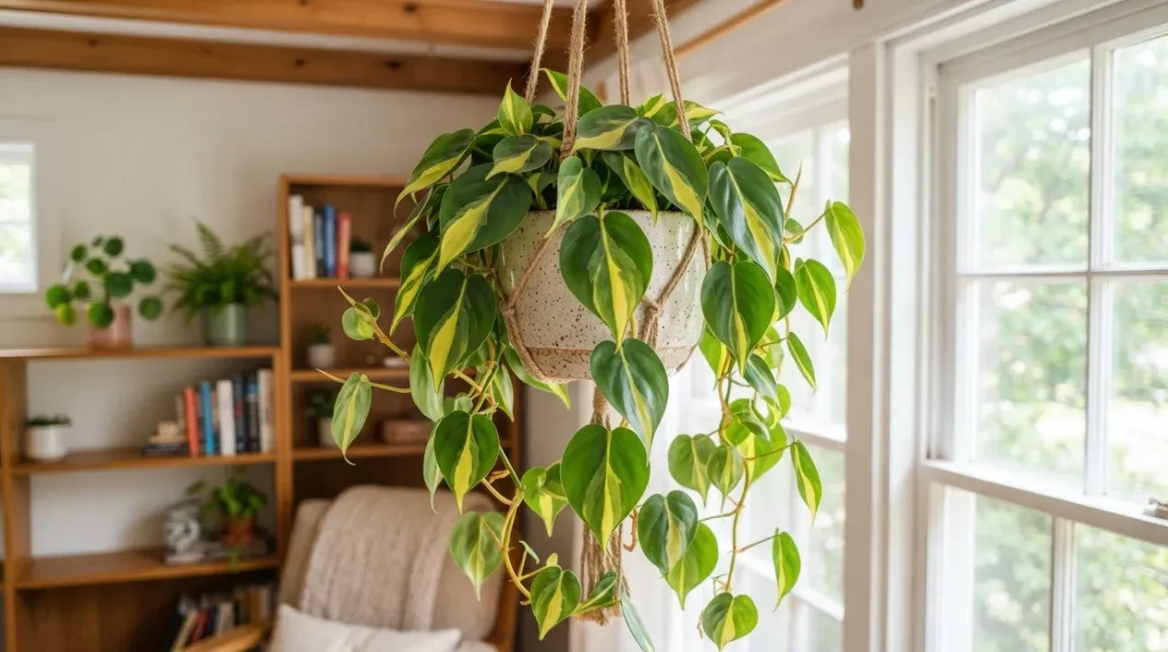 Philodendron Brasil, rəngarəng yarpaqlı